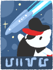 Spacecat Meow Poster