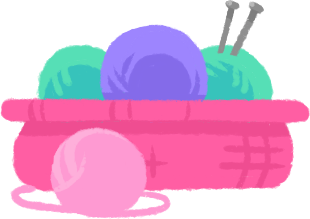 Fluffy Yarn Basket