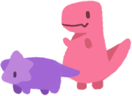 Two Small Dinosaurs