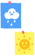 Weather Postcards
