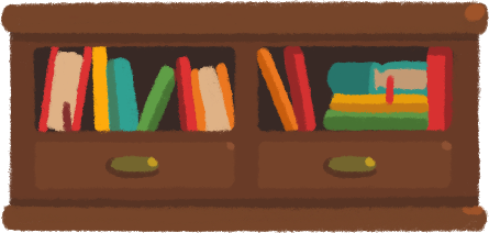Old Bookshelf