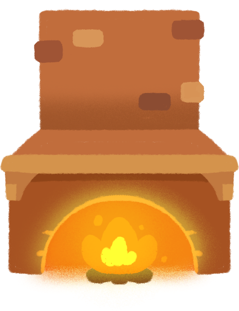 Warm Fireplace
