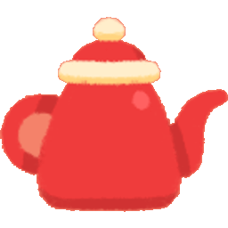 Red Enamel Kettle