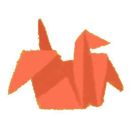 Red Paper Crane