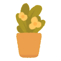 Potted Yellow Flowers