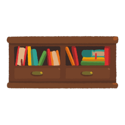 Old Bookshelf