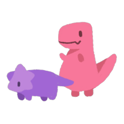 Two Small Dinosaurs