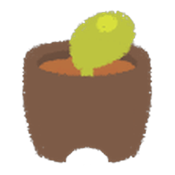 Pot with One Leaf
