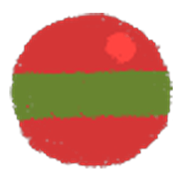 Green Stripe Bauble