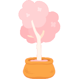 Cherry Blossom Flowerpot
