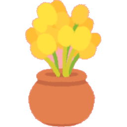 Yellow Flowerpot