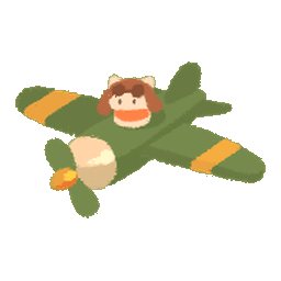 Green Airplane Model