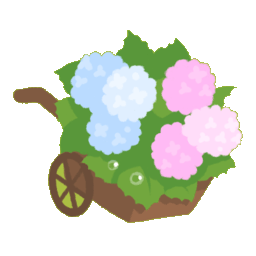 Hydrangea Cart