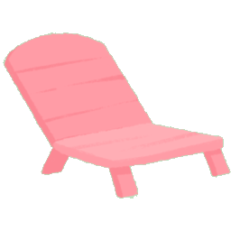 Pink Beach Chair