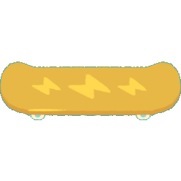 Lightning Bolt Skateboard