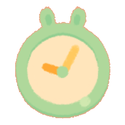 Glow-in-the-Dark Bunny Clock