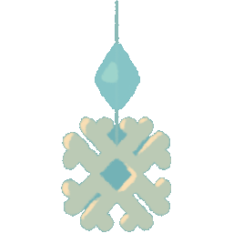 Snow Crystal Ornament (R)
