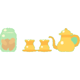 Golden Tea Set