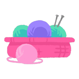 Fluffy Yarn Basket