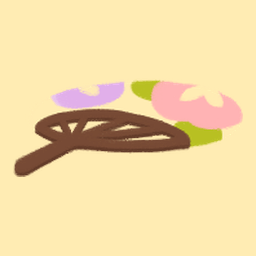Flower-Painted Fan
