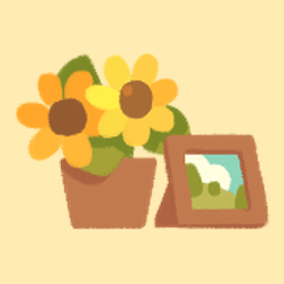 Flowers and Photo of Memories