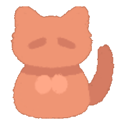 Clay Cat Statue