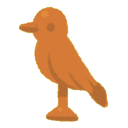 Wooden Bird Sculpture