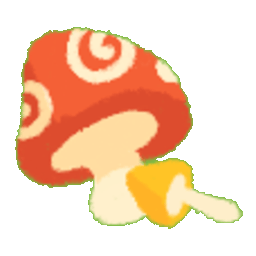 Strange-Patterned Mushroom