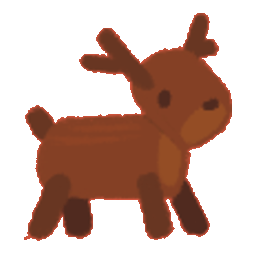 Wooden Reindeer